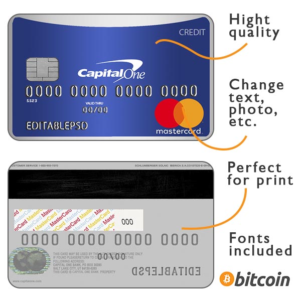 Credit card capital one psd